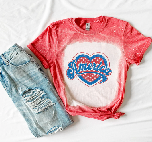 America Bleached Shirt