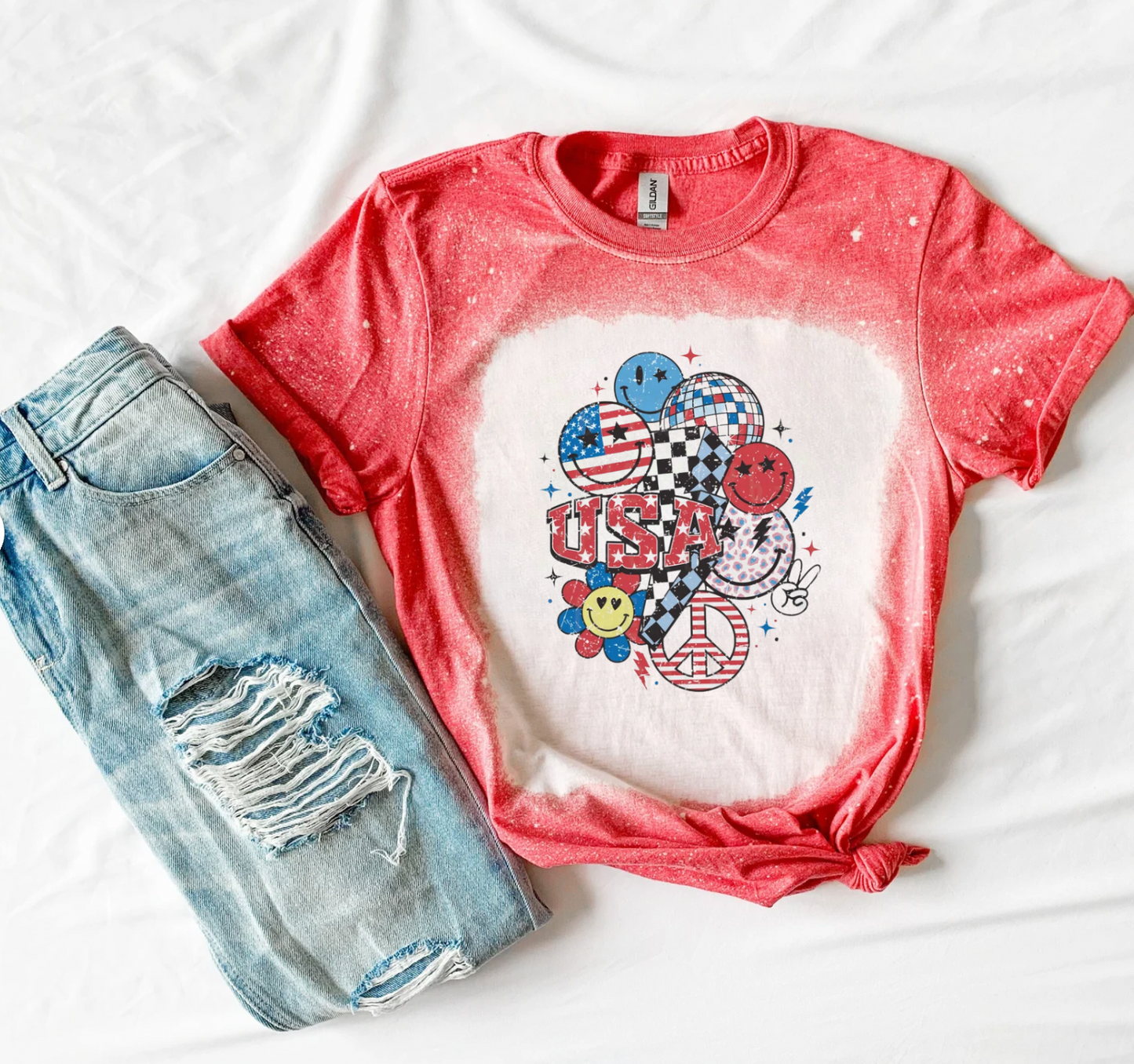 America Bleached Shirt