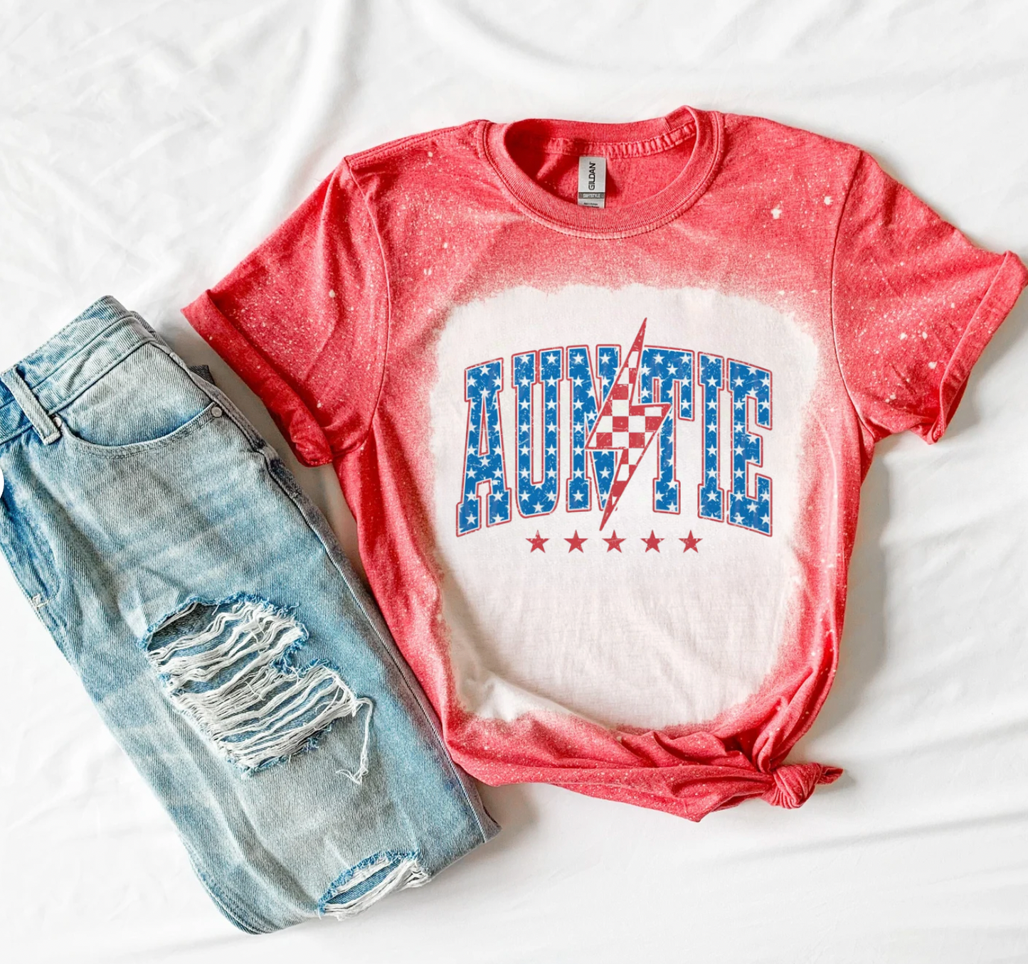 American Auntie Bleached Shirt