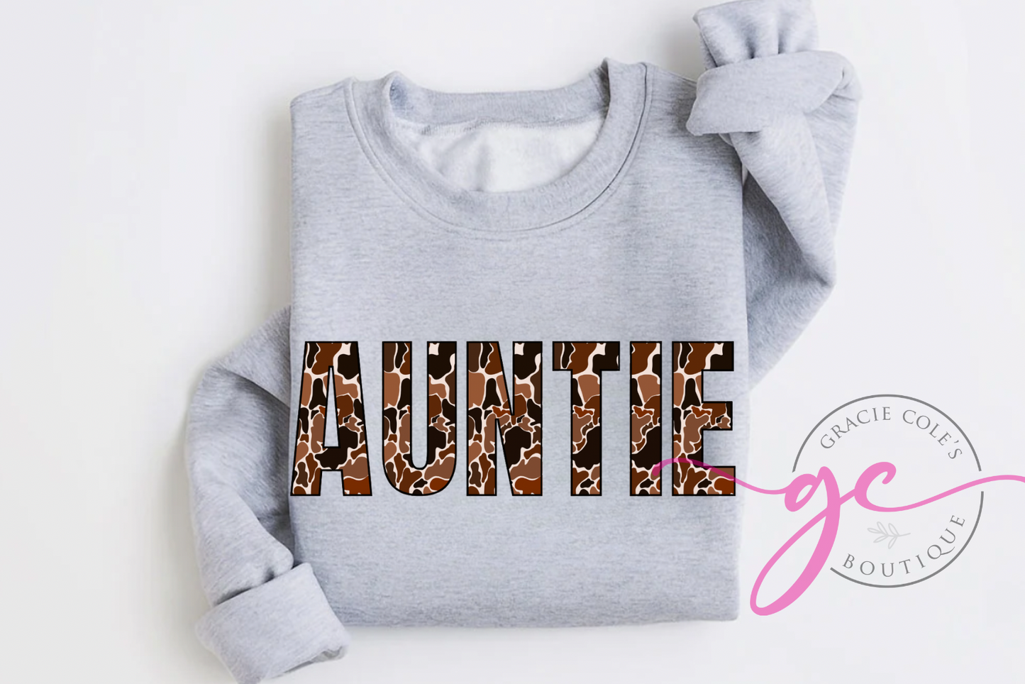 Auntie Camo Sweatshirt