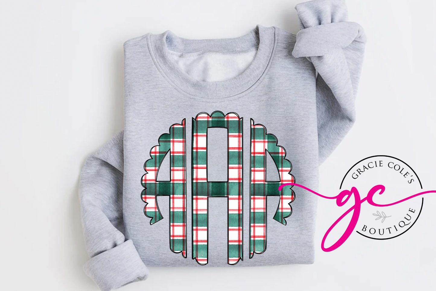 Christmas Monogram Sweatshirt