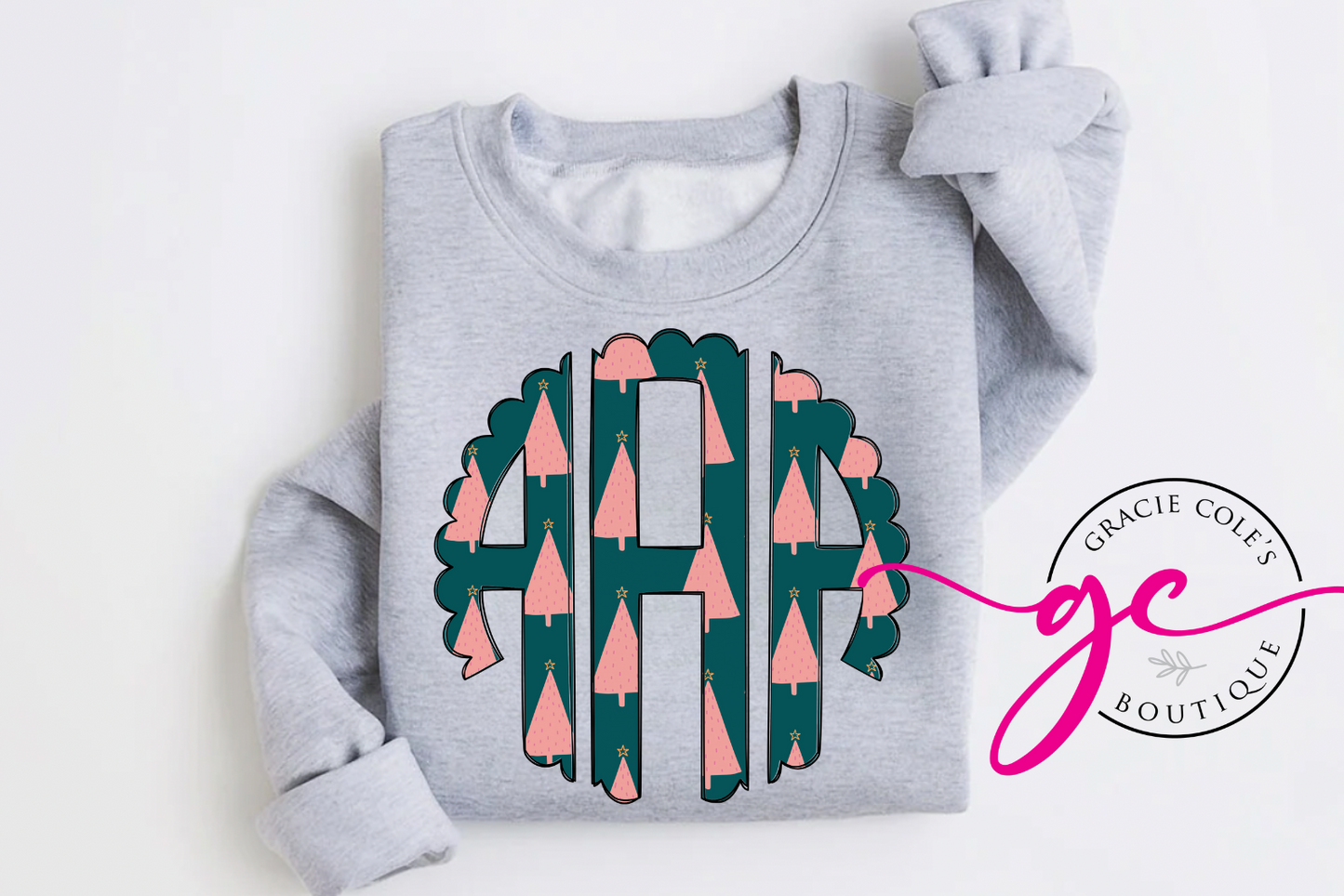 Christmas Monogram Sweatshirt