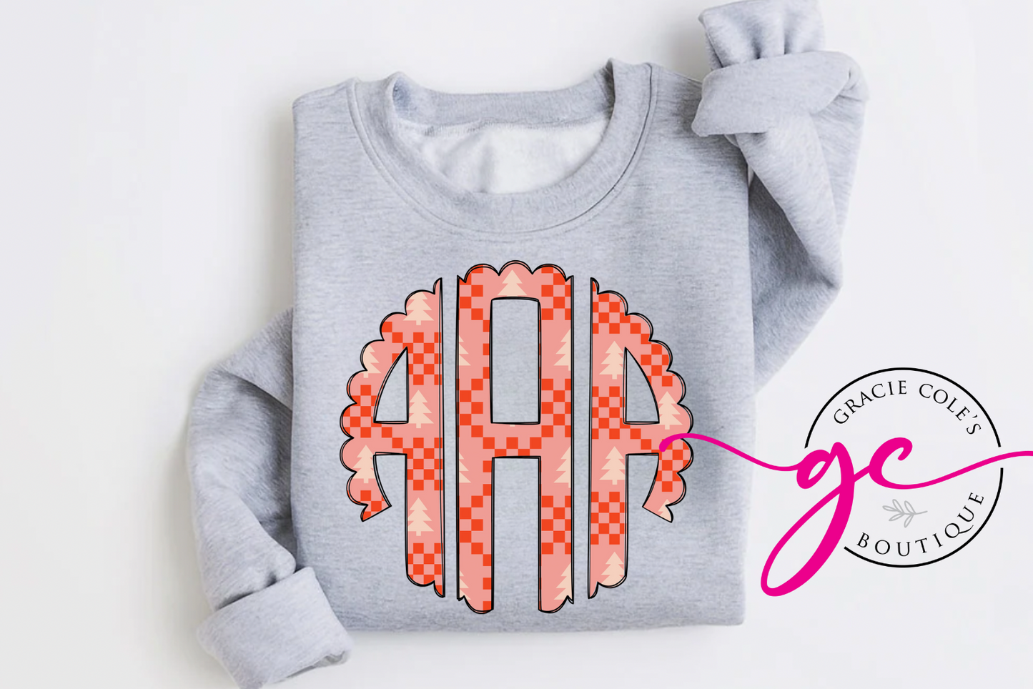 Christmas Monogram Sweatshirt