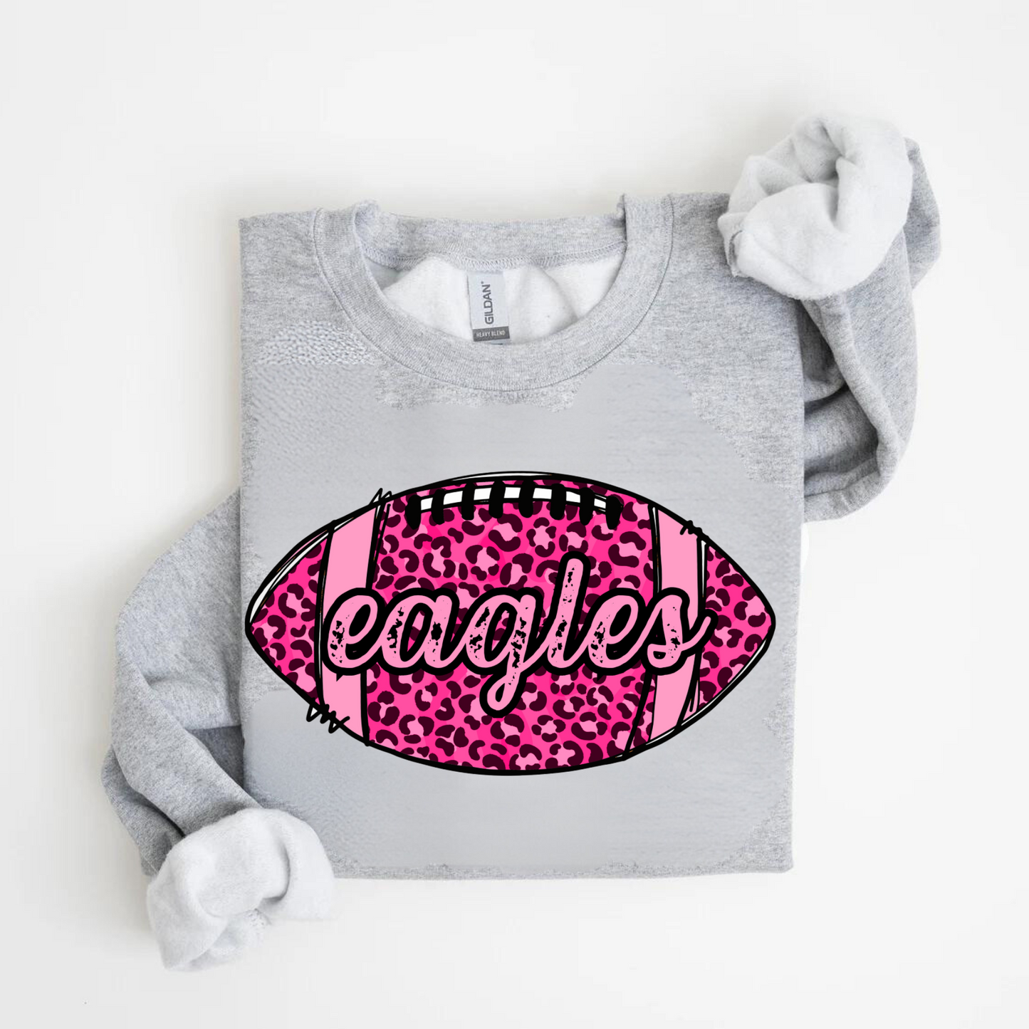 Eagles Pink Football Sweatshirt