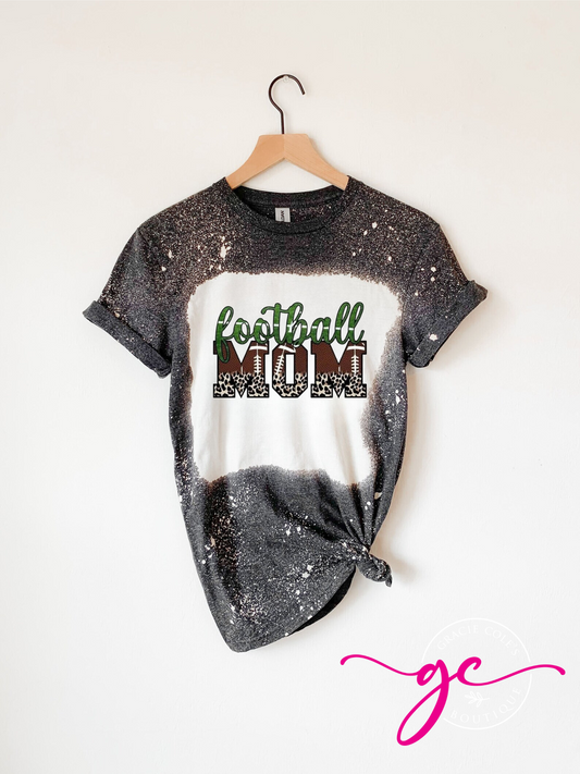 Football Mom Bleached Shirt