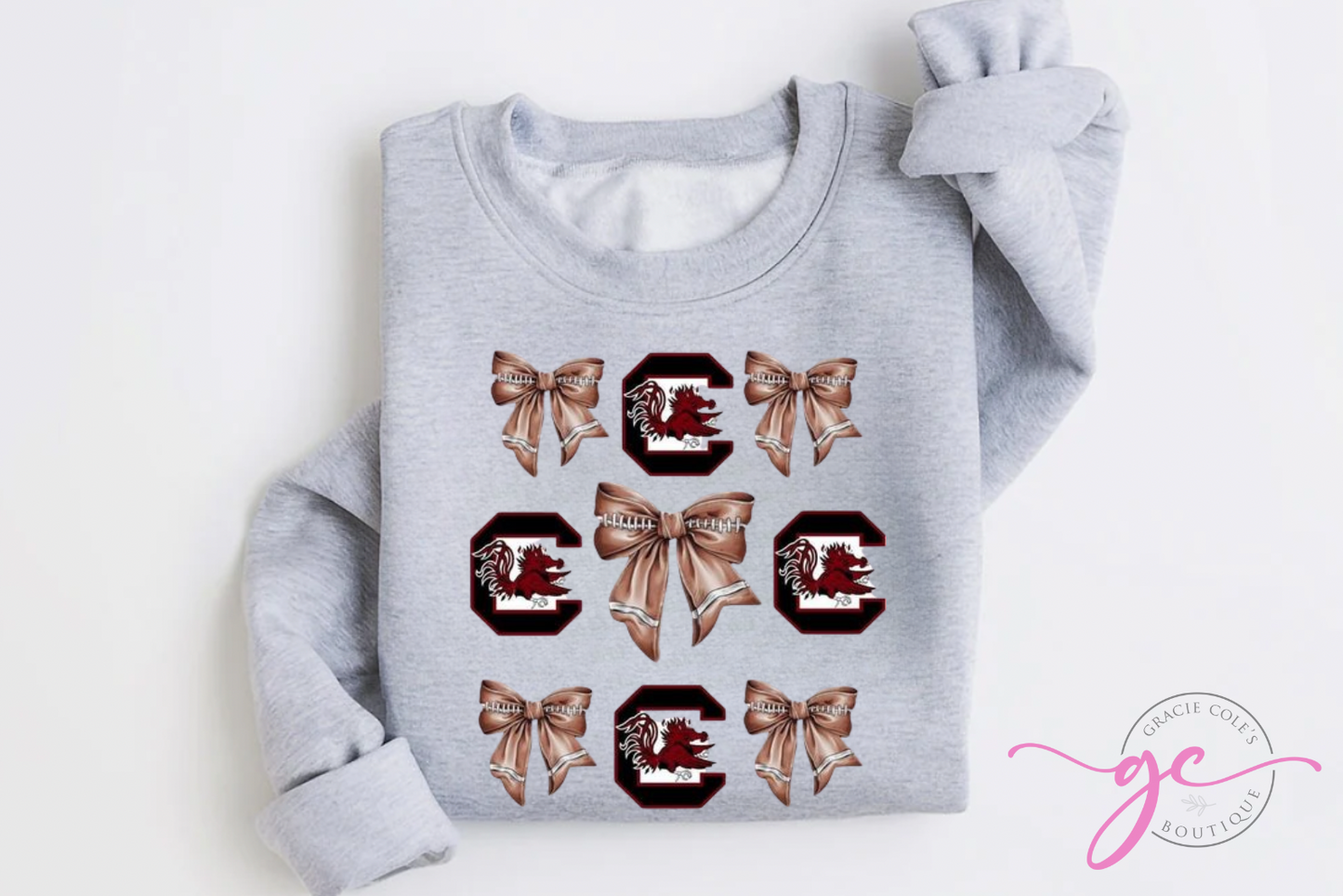 Gamecocks Football Coquette Sweatshirt