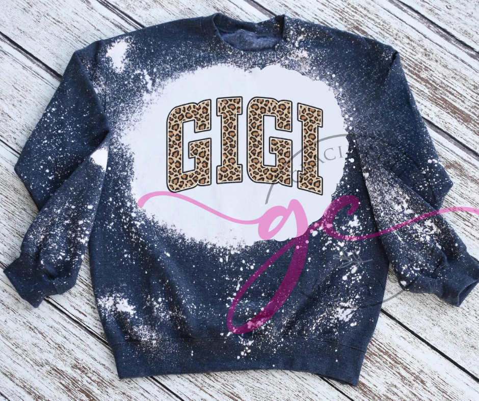 Cheetah Gigi Bleached Sweatshirt