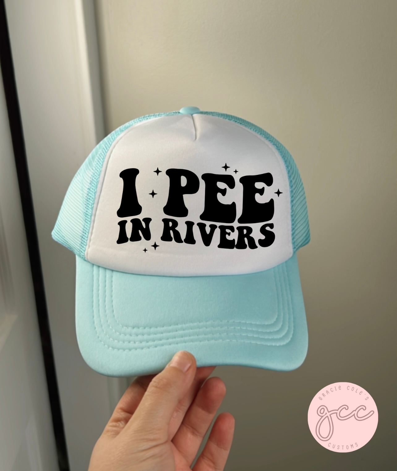 I Pee In Rivers Trucker Hat
