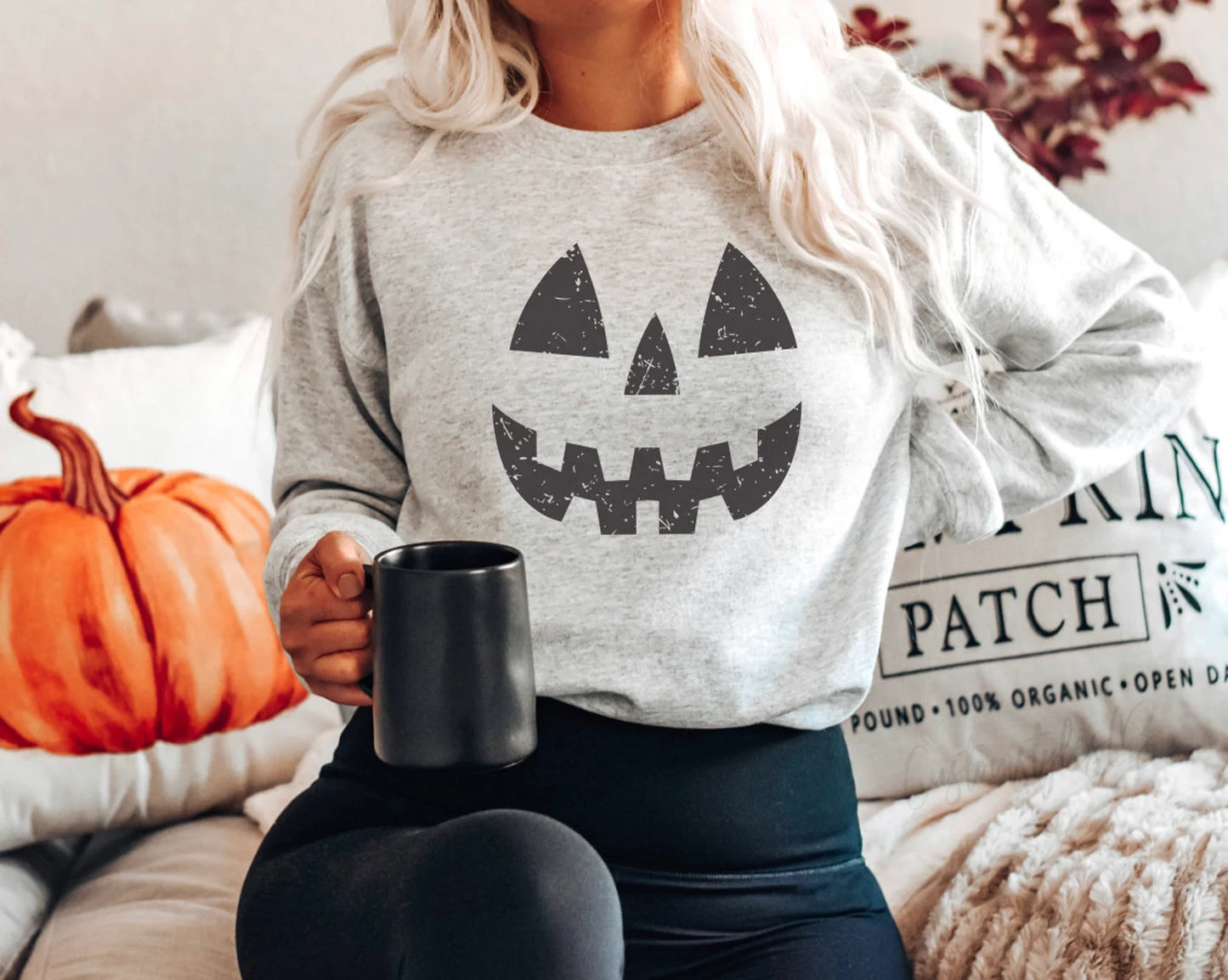 Pumpkin Face Sweatshirt