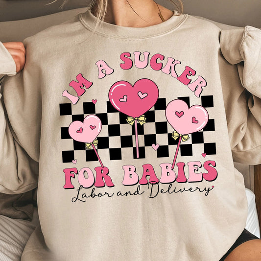 Labor & Delivery Valentine's Sweatshirt