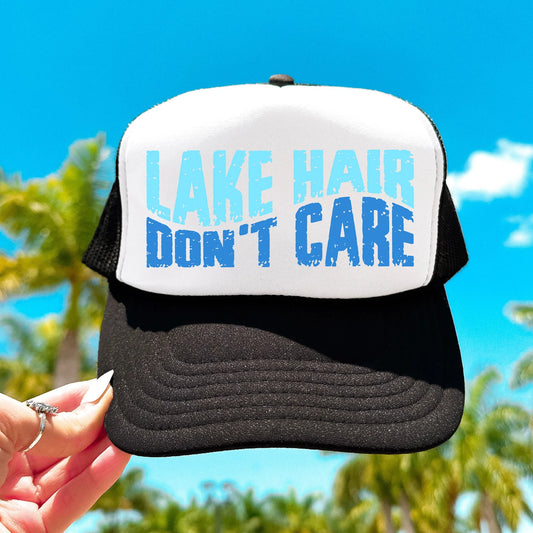 Lake Hair Don't Care Trucker Hat