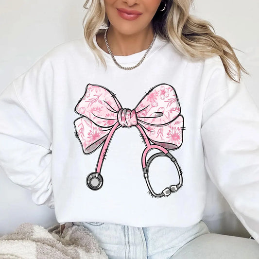 Valentine's Bow Sweatshirt