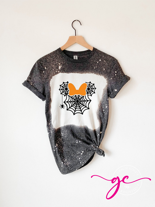 Minnie Mouse Halloween Bleached Shirt