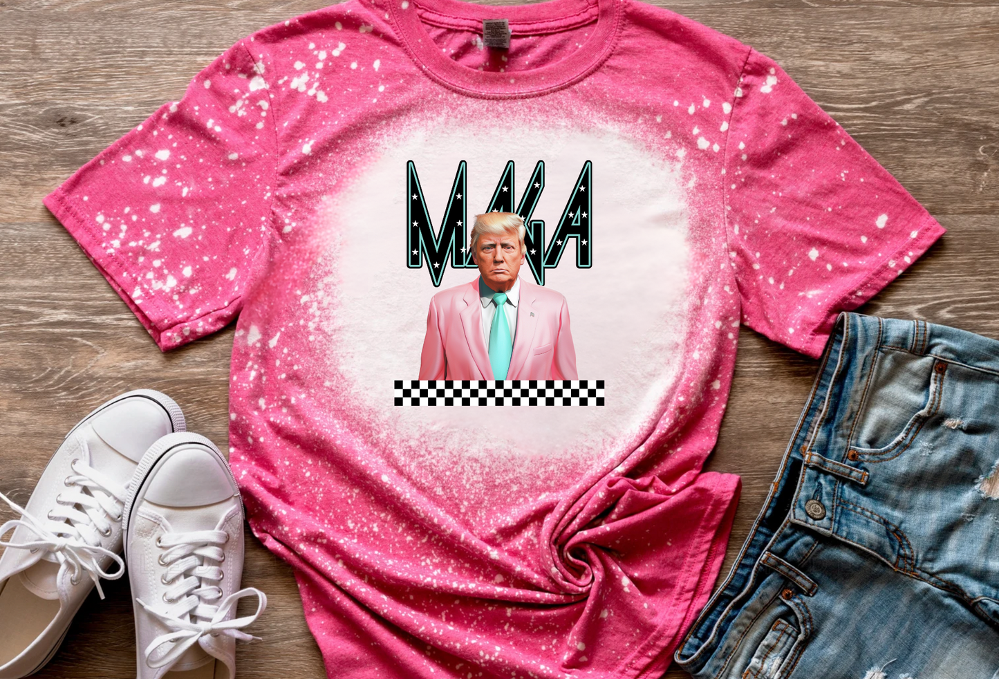 Trump Bleached Shirt