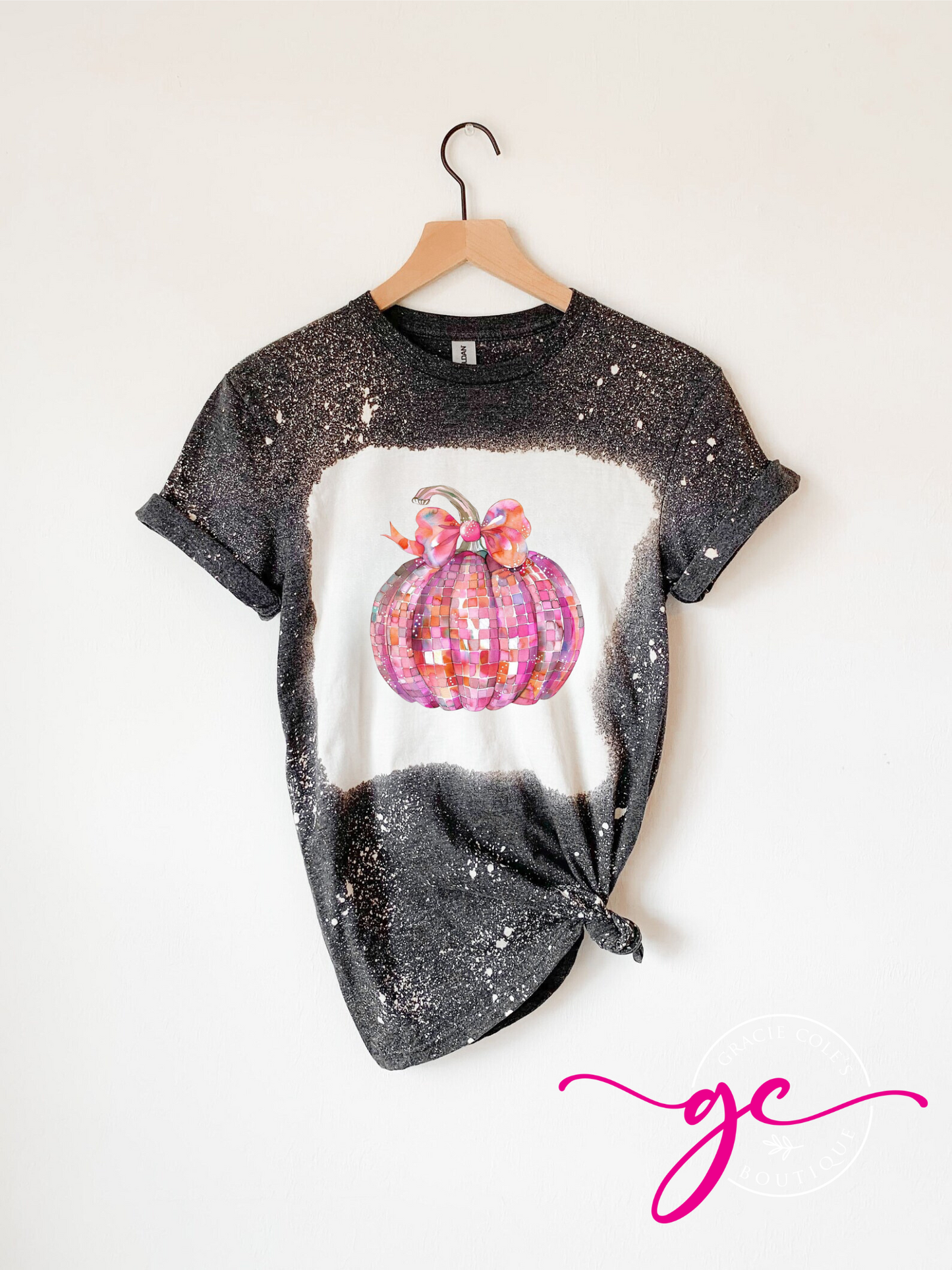 Disco Pumpkin Bleached Shirt