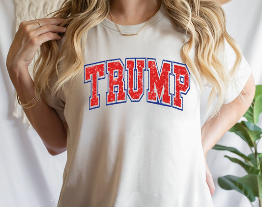 Trump Faux Glitter Shirt