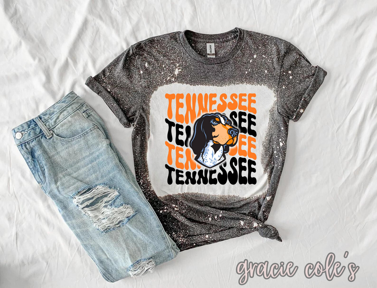 Tennessee Vols Bleached Shirt