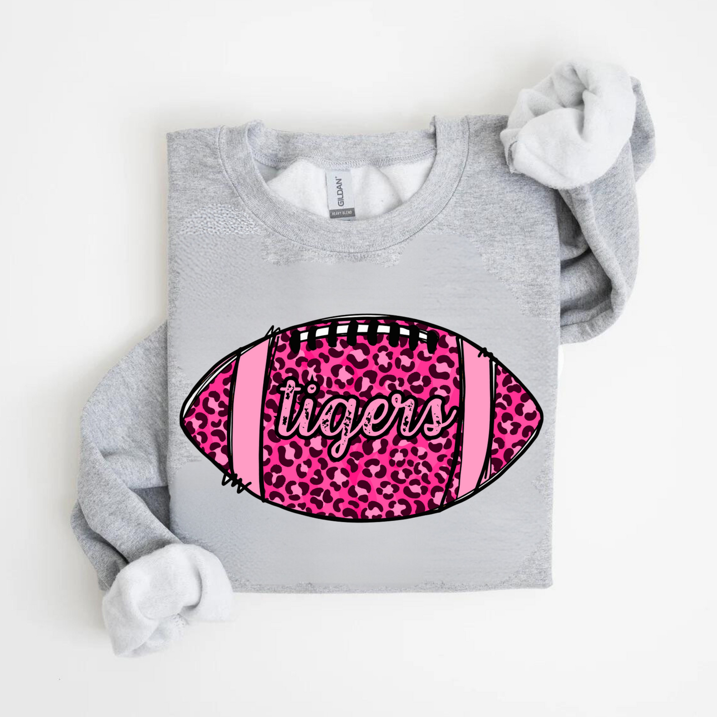 Tigers Pink Football Sweatshirt