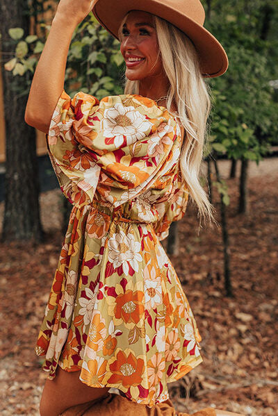 Retro Floral Dress