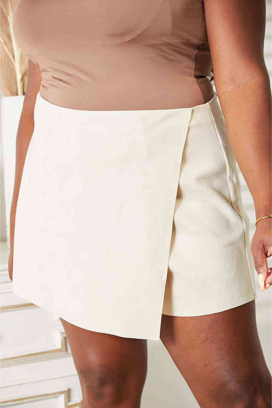 Ivory Mini Skort