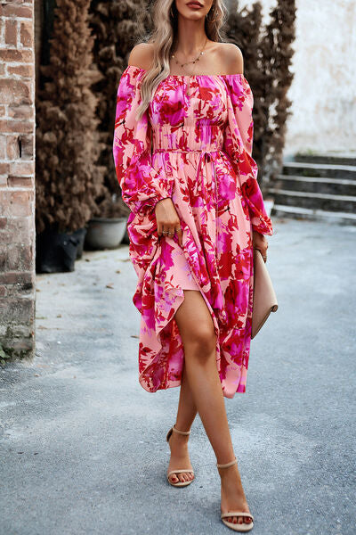 Neon Florals Dress